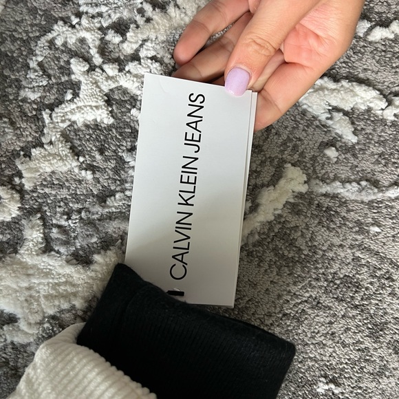 Calvin Klein Corduroy Hooded Puffer Jacket NWT - Picture 5 of 7